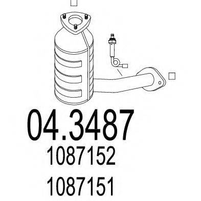 MTS 043487 Каталізатор