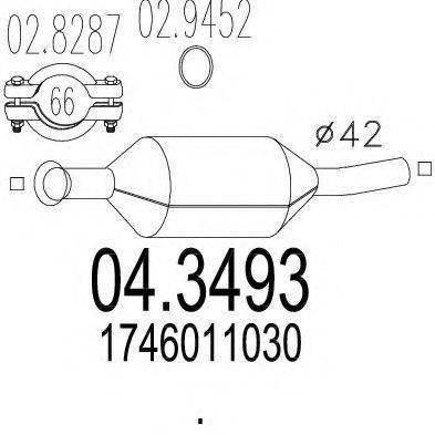 MTS 043493 Каталізатор