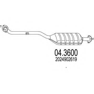 MTS 043600 Каталізатор