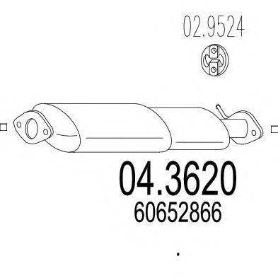 MTS 043620 Каталізатор