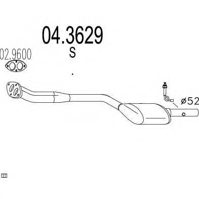MTS 043629 Каталізатор
