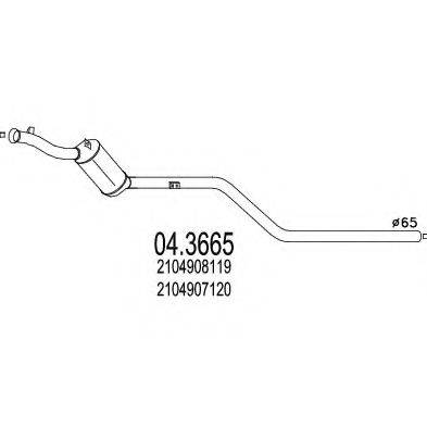 MTS 043665 Каталізатор