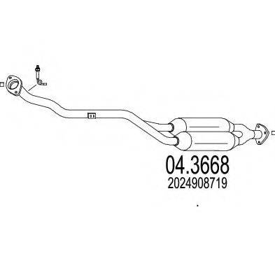 MTS 043668 Каталізатор
