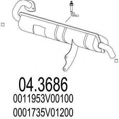 MTS 043686 Каталізатор