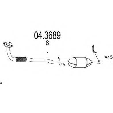 MTS 043689 Каталізатор