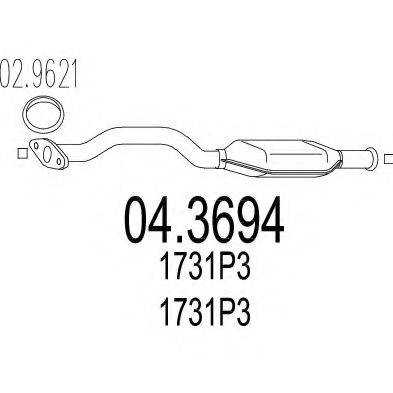 MTS 043694 Каталізатор