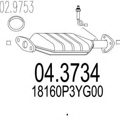 MTS 043734 Каталізатор