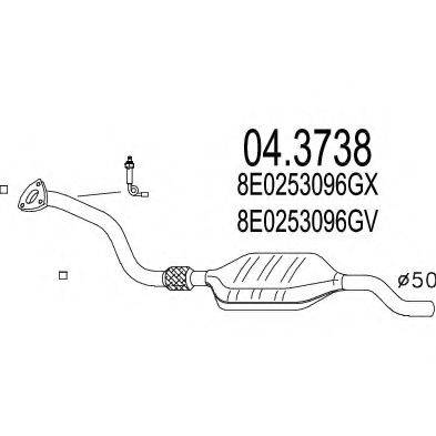 MTS 043738 Каталізатор