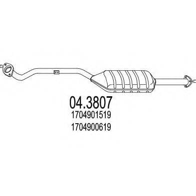 MTS 043807 Каталізатор