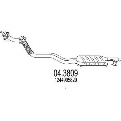 MTS 043809 Каталізатор