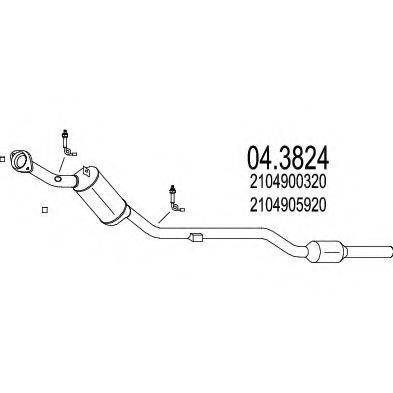 MTS 043824 Каталізатор