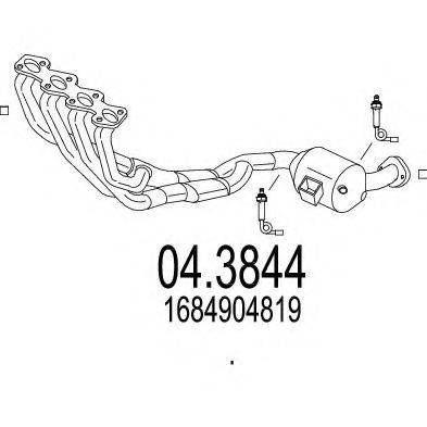 MTS 043844 Каталізатор