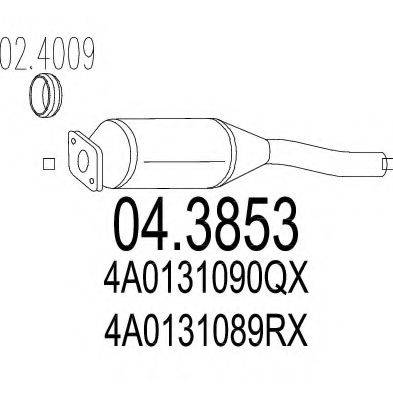 MTS 043853 Каталізатор