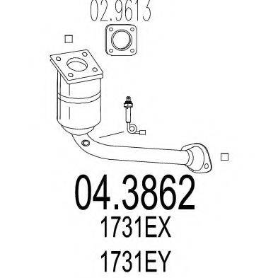 MTS 043862 Каталізатор