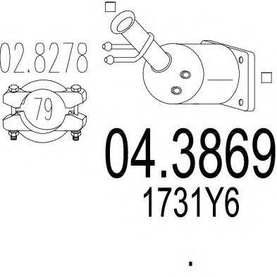 MTS 043869 Каталізатор