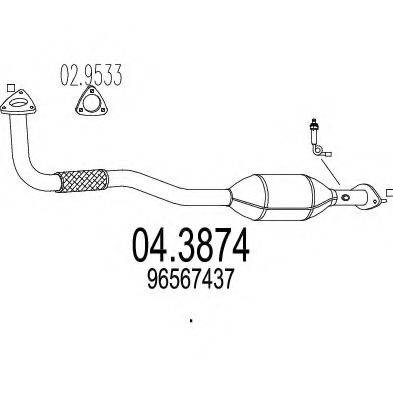 MTS 043874 Каталізатор
