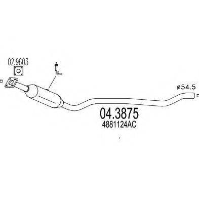 MTS 043875 Каталізатор
