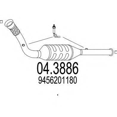 MTS 043886 Каталізатор