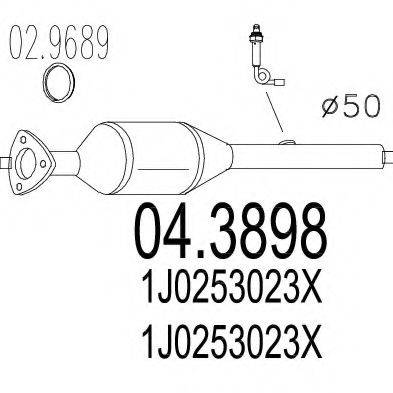 MTS 043898 Каталізатор