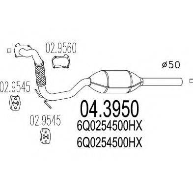 MTS 043950 Каталізатор