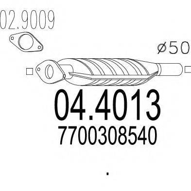 MTS 044013 Каталізатор