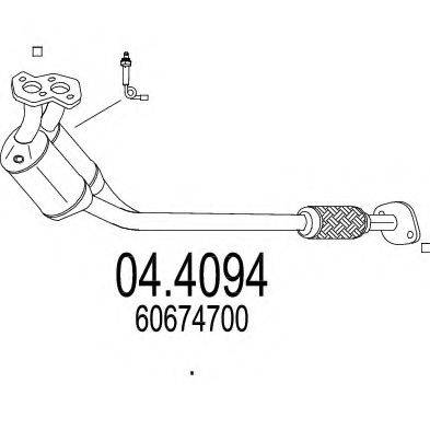 MTS 044094 Каталізатор