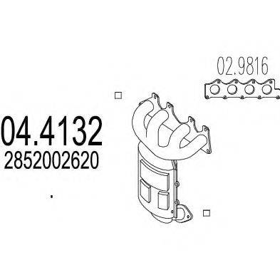 MTS 044132 Каталізатор