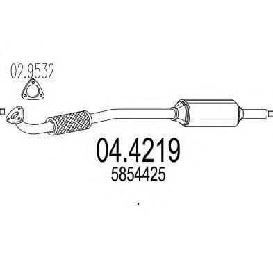 MTS 044219 Каталізатор