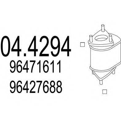 MTS 044294 Каталізатор