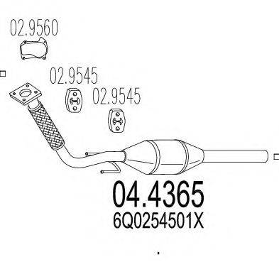 MTS 044365 Каталізатор