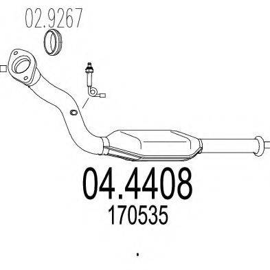 MTS 044408 Каталізатор