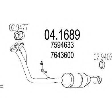 MTS 041689 Каталізатор