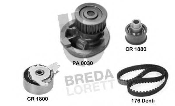 BREDA LORETT KPA0021A Водяний насос + комплект зубчастого ременя