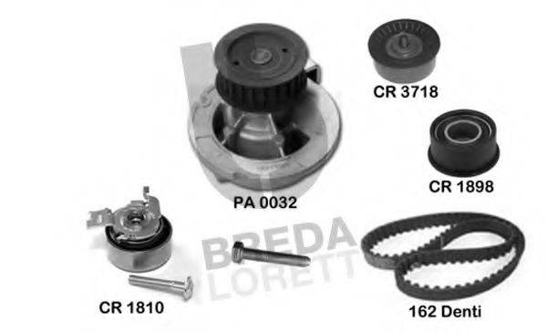 BREDA LORETT KPA0718B Водяний насос + комплект зубчастого ременя