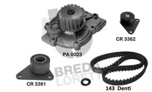 BREDA LORETT KPA0758A Водяний насос + комплект зубчастого ременя