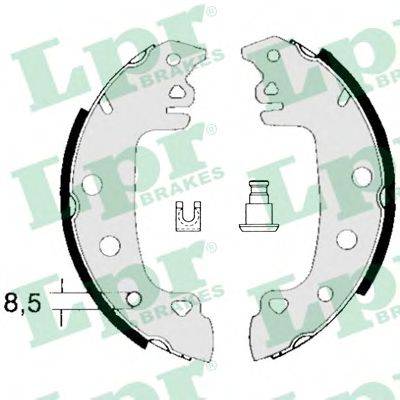 LPR 00770 Комплект гальмівних колодок