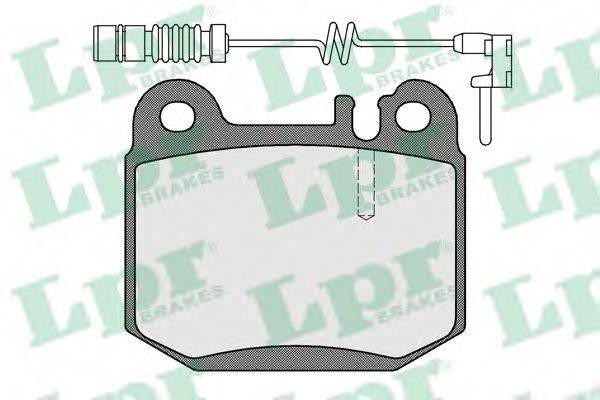 LPR 05P901A Комплект гальмівних колодок, дискове гальмо