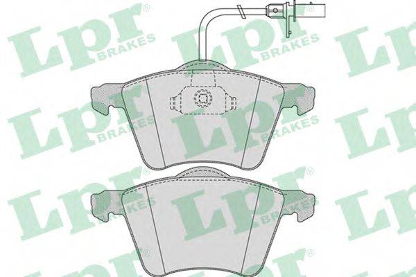 LPR 05P975 Комплект гальмівних колодок, дискове гальмо