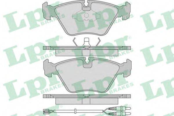 LPR 05P985 Комплект гальмівних колодок, дискове гальмо