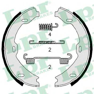 LPR 08880 Комплект гальмівних колодок, стоянкова гальмівна система