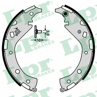LPR 09170 Комплект гальмівних колодок