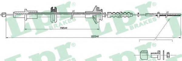 LPR C0253C Трос, управління зчепленням