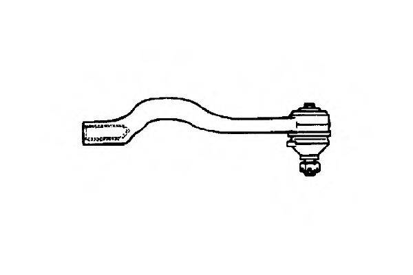 OCAP 0292536 Наконечник поперечної кермової тяги
