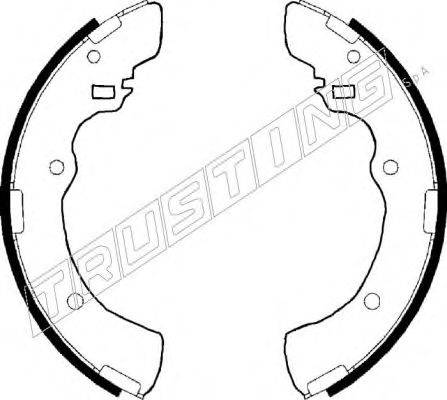 TRUSTING 064164 Комплект гальмівних колодок