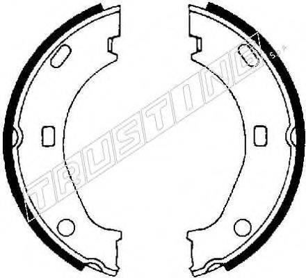 TRUSTING 094271 Комплект гальмівних колодок, стоянкова гальмівна система