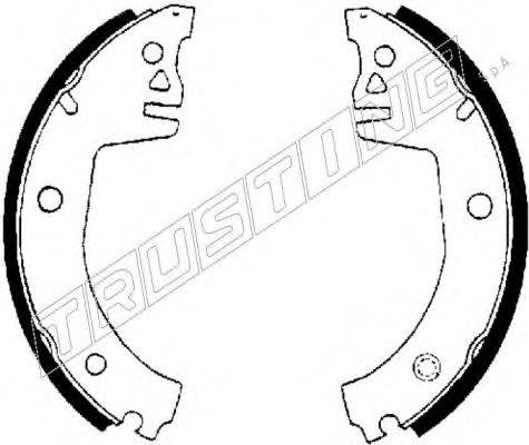 TRUSTING 106218 Комплект гальмівних колодок