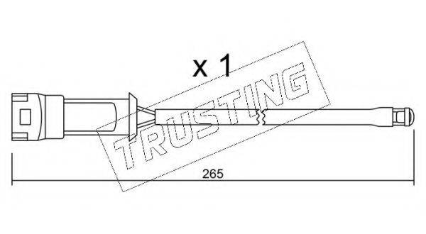 TRUSTING SU013A Сигналізатор, знос гальмівних колодок