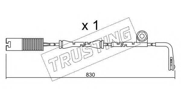 TRUSTING SU104 Сигналізатор, знос гальмівних колодок
