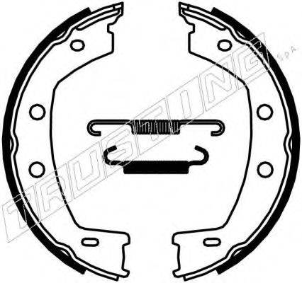 TRUSTING 092312K Комплект гальмівних колодок, стоянкова гальмівна система