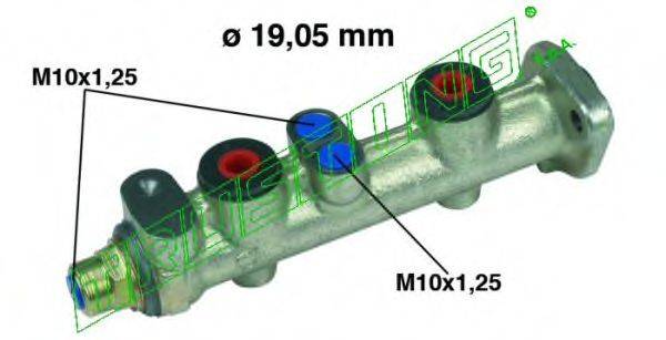 TRUSTING PF067 головний гальмівний циліндр